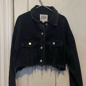 Zara Cropped Demin Jacket